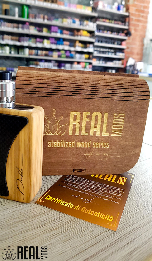 Real Mods Box l'originale confezione in legno