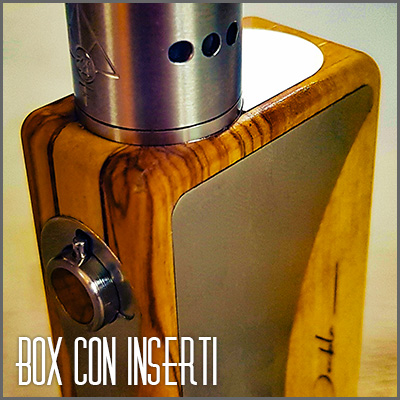 Real Mods Box in legno con lavorazione Sandwich & Inserti